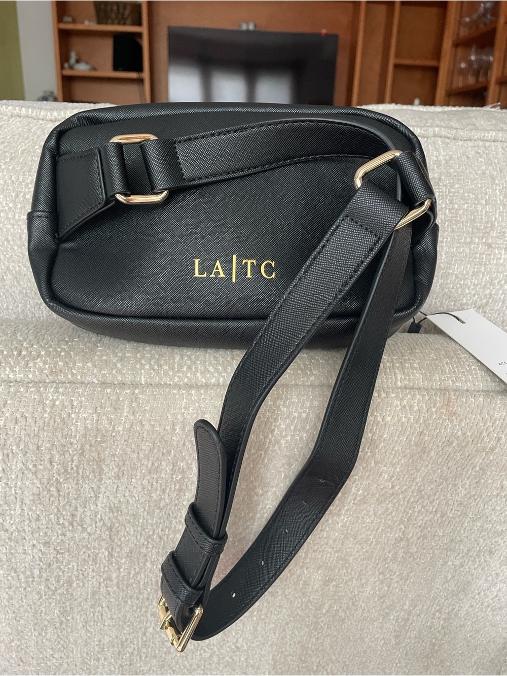 Black Crossbody Belt Bag I Speak Fluent French Fashion NWT Boutique Giftable - Picture 9 of 16